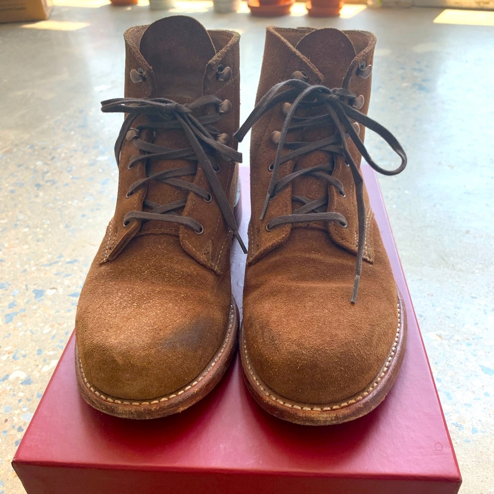 Wolverine brown suede 1000 Mile Boots size 6.5